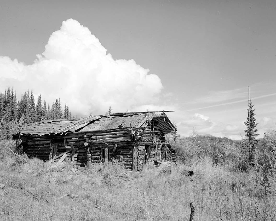 Historic Photo : Charlie Yale Main Cabin, Glacier River near Nolan, Bettles, Yukon-Koyukuk Census Area, AK 7 Photograph