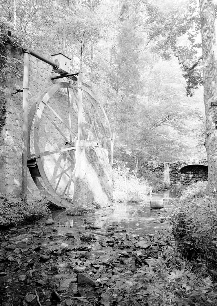 Historic Photo : Ricks Estate, Electric Power Generating Mill (Ruin), Stone Bridge Road, Hot Springs, Garland County, AR 4 Photograph