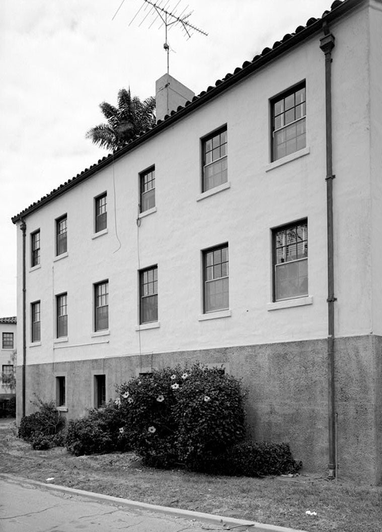 Historic Photo : U.S. Naval Hospital, Double Quarters, Park Boulevard, Balboa Park, San Diego, San Diego County, CA 5 Photograph