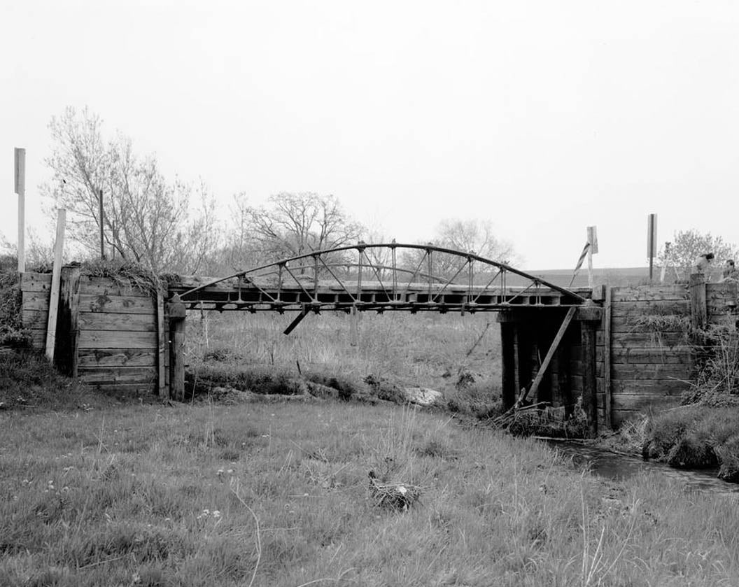 Historic Photo : Eureka Bridge, Spanning Yellow River (Moved to City Park, Castalia), Frankville, Winneshiek County, IA 3 Photograph