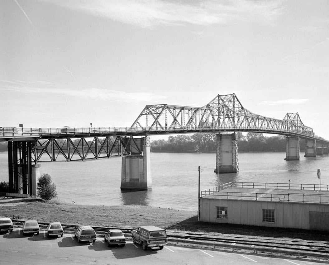 Historic Photo : MacArthur Bridge, Spanning Mississippi River on Highway 34 between IA & IL, Burlington, Des Moines County, IA 15 Photograph