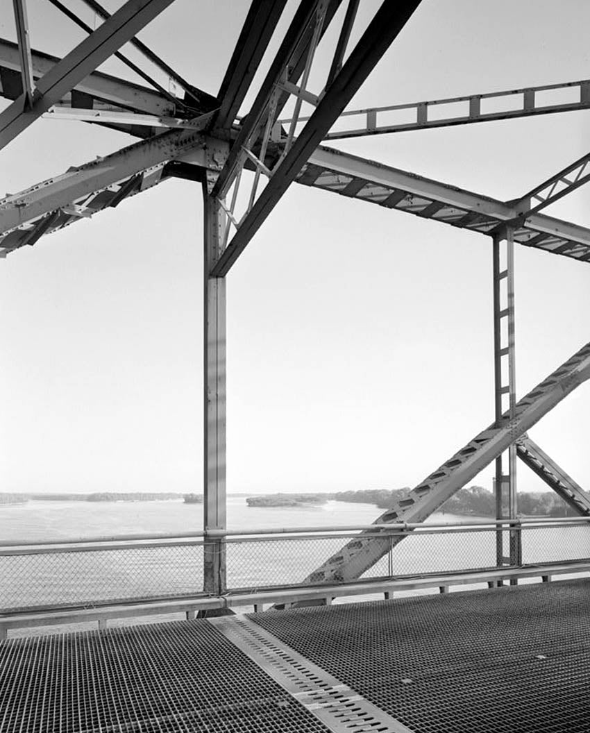 Historic Photo : MacArthur Bridge, Spanning Mississippi River on Highway 34 between IA & IL, Burlington, Des Moines County, IA 41 Photograph