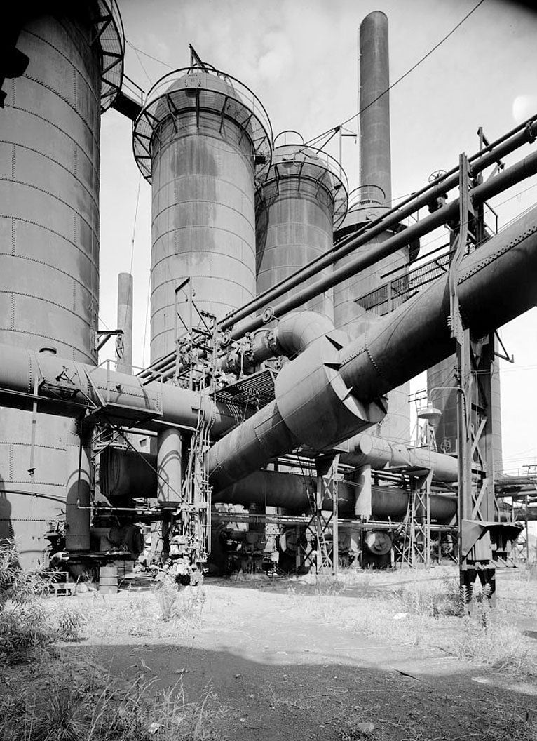 Historic Photo : Sloss-Sheffield Steel & Iron, First Avenue North Viaduct at Thirty-second Street, Birmingham, Jefferson County, AL 60 Photograph