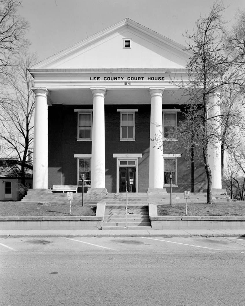 Historic Photo : Lee County Courthouse, 701 Avenue F, Fort Madison, Lee County, IA 1 Photograph