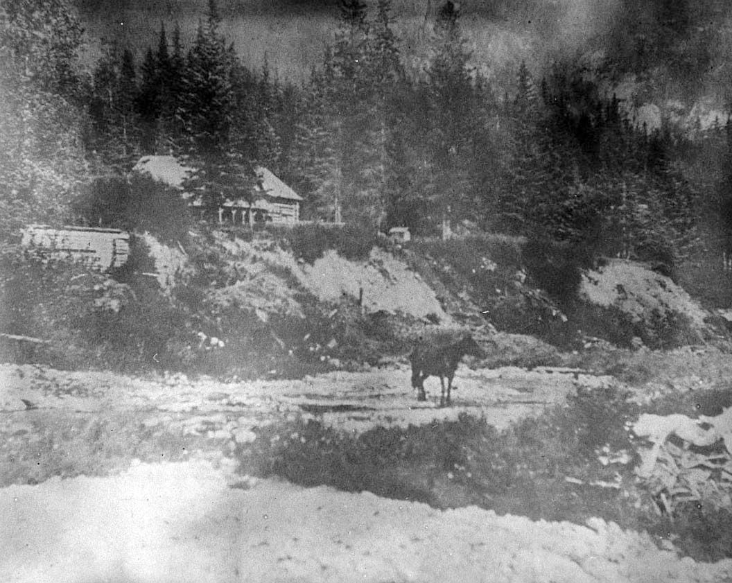 Historic Photo : Dalton Trail Post, Mile 40, Haines Highway, Haines, Haines Borough, AK 8 Photograph
