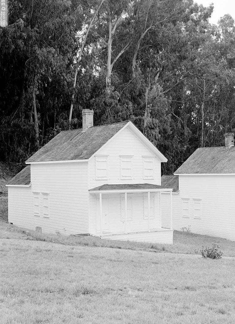 Historic Photo : Camp Reynolds, Officer's Quarters, Angel Island State Park, Angel Island, Marin County, CA 3 Photograph