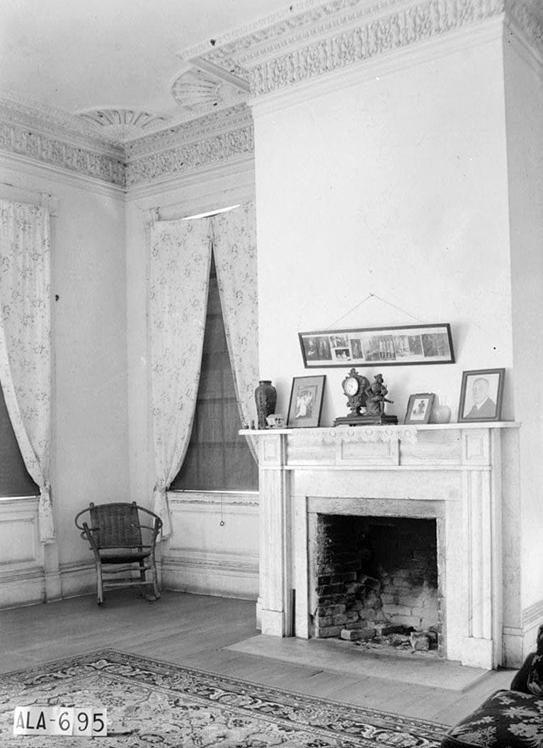 Historic Photo : Montgomery-Jones-Whitaker House, County Road 4 (Reynolds Mill Road), Prattville, Autauga County, AL 7 Photograph