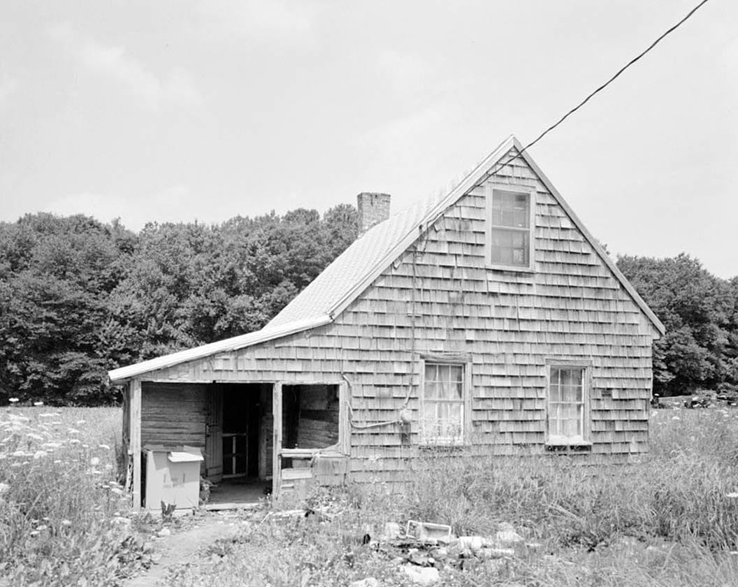 Historic Photo : J. Layton House, County Road 386, west of intersection with State Route 17, Selbyville, Sussex County, DE 2 Photograph