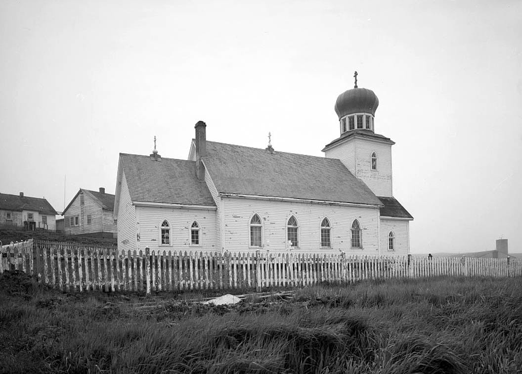 Historic Photo : Saint George Russian Orthodox Church, St. George Island, Pribilof Islands, Saint George, Aleutians West Census Area, AK 7 Photograph