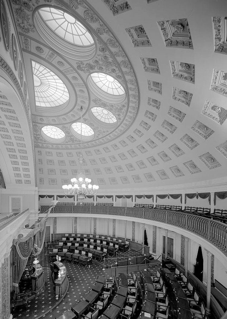 Historic Photo : U.S. Capitol, Old Senate Chamber, Intersection of North, South, & East Capitol Streets & Capitol Mall, Washington, District of Columbia, DC 11 Photograph