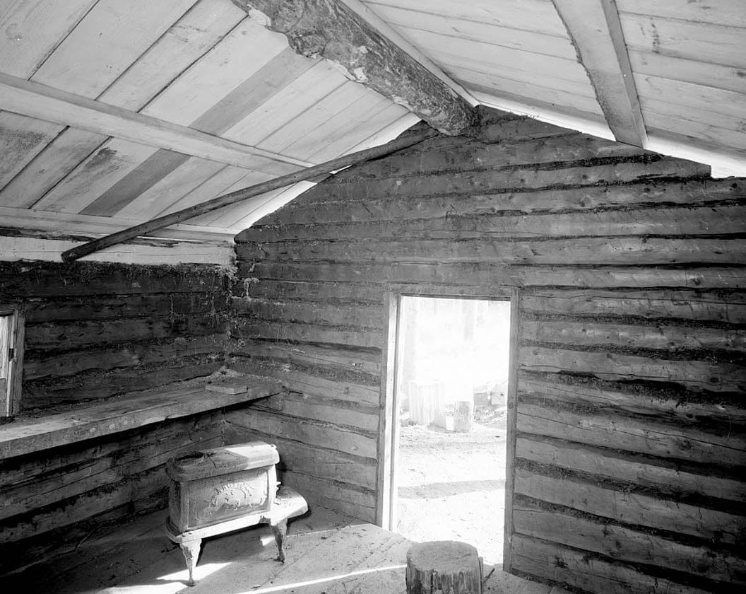 Historic Photo : James Taylor Shed, Yukon River, Opposite 4th of July Creek, Eagle, Southeast Fairbanks Census Area, AK 2 Photograph