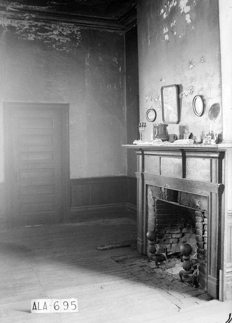 Historic Photo : Montgomery-Jones-Whitaker House, County Road 4 (Reynolds Mill Road), Prattville, Autauga County, AL 8 Photograph