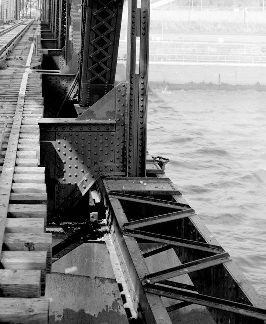 Historic Photo : Keokuk & Hamilton Bridge, Spanning Mississippi River, Keokuk, Lee County, IA 51 Photograph