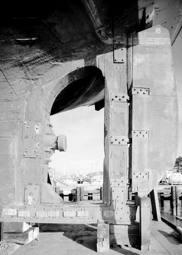 Historic Photo : Steam Schooner WAPAMA, Kaiser Shipyard No. 3 (Shoal Point), Richmond, Contra Costa County, CA 16 Photograph