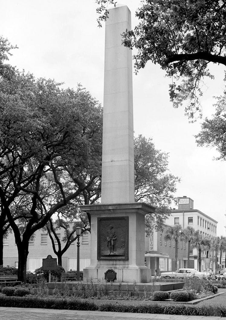 Historic Photo : Nathanael Greene Monument, Johnson Square, Savannah, Chatham County, GA 2 Photograph