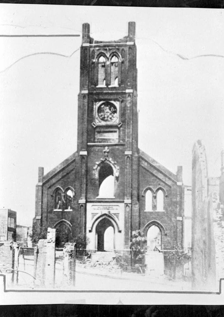 Historic Photo : St. Mary's Church, 660 California Street, San Francisco, San Francisco County, CA 4 Photograph