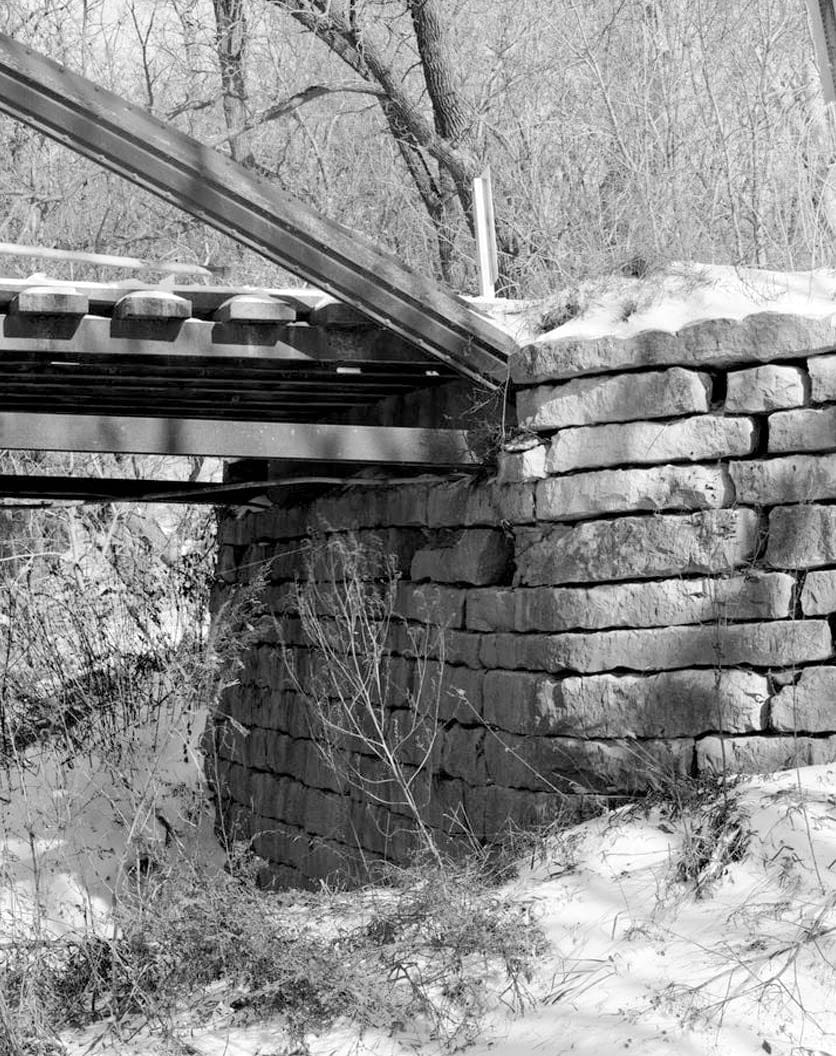 Historic Photo : Lower Plymouth Rock Bridge, Spanning Upper Iowa River, Kendallville, Winneshiek County, IA 16 Photograph