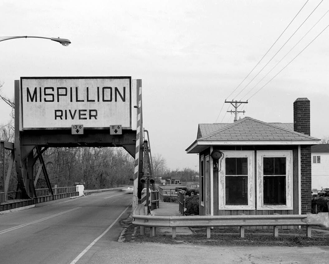 Historic Photo : Delaware State Bridge No. 21A, Operator's House, Spanning Mispillion River at Rehoboth Road, Milford, Sussex County, DE 3 Photograph