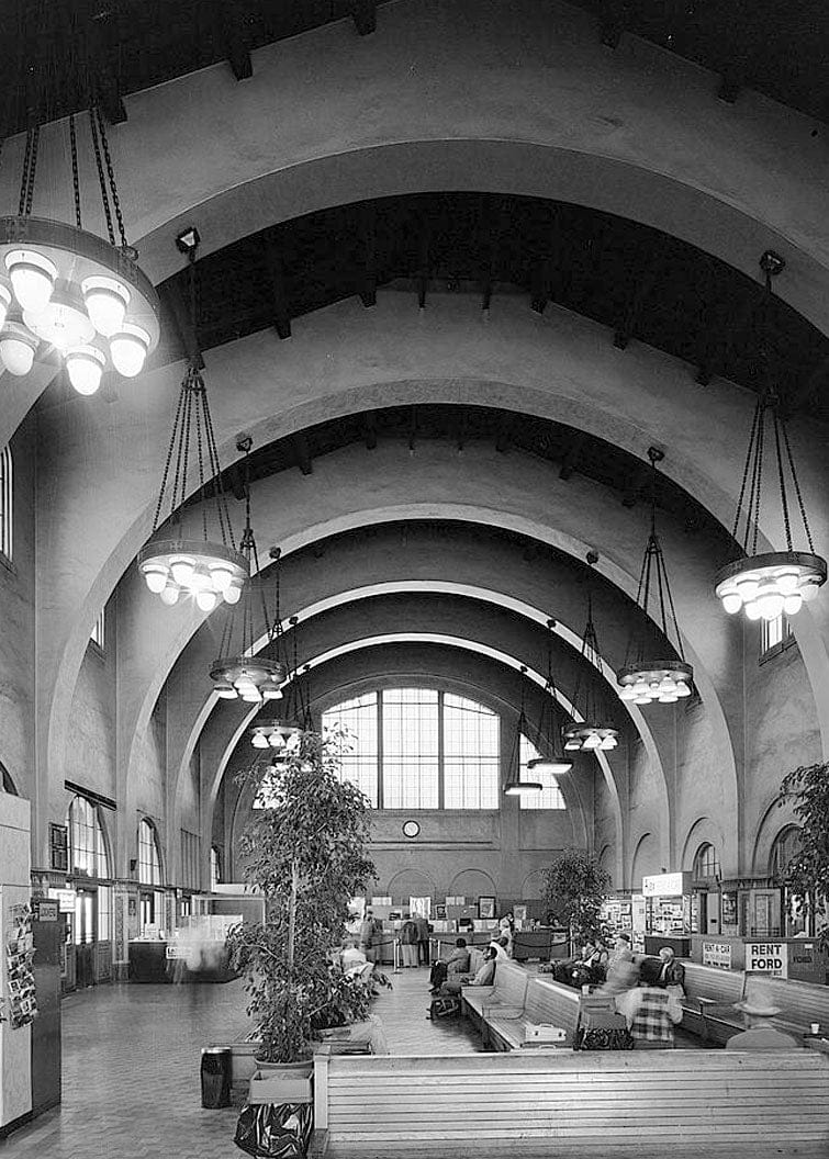 Historic Photo : Santa Fe Railroad Station, 1050 Kettner Boulevard, San Diego, San Diego County, CA 5 Photograph