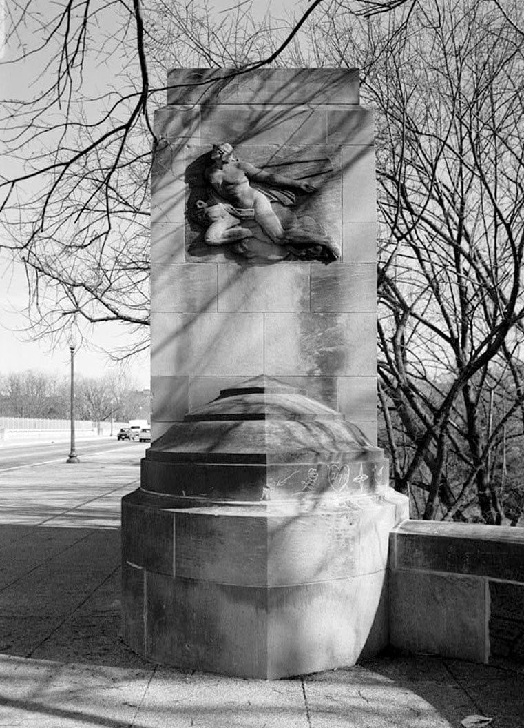 Historic Photo : Calvert Street Bridge, Spanning Rock Creek & Potomac Parkway, Washington, District of Columbia, DC 10 Photograph