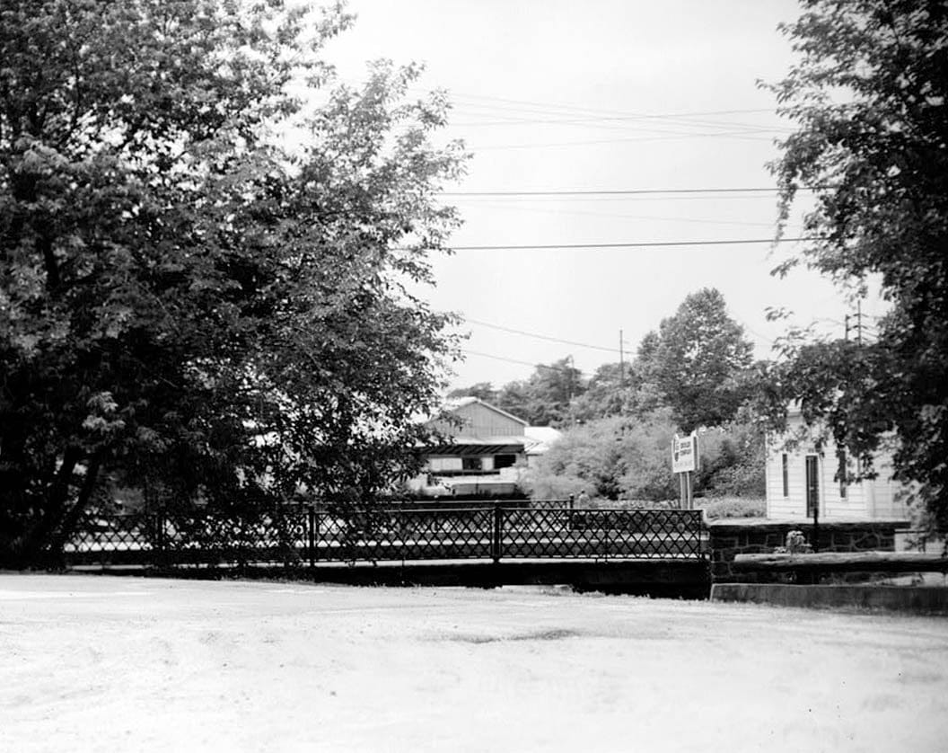 Historic Photo : Railroad Avenue Bridge, Spanning Mispillion River on Church Street, Milford, Sussex County, DE 2 Photograph