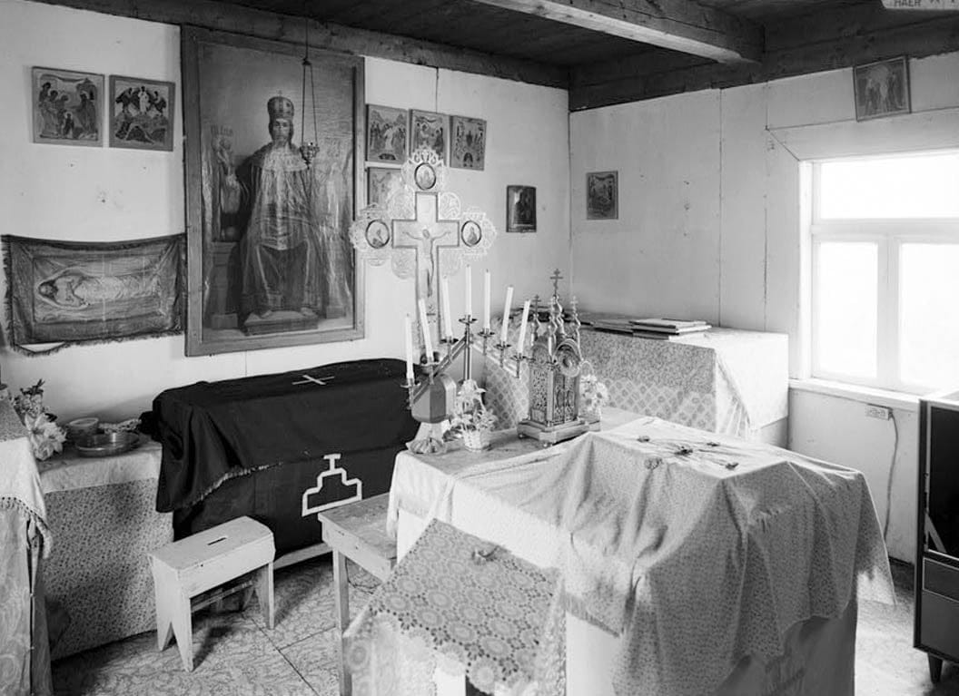 Historic Photo : St. Sergius of Radonezh Russian Orthodox Church, Chuathbaluk, Bethel Census Area, AK 6 Photograph