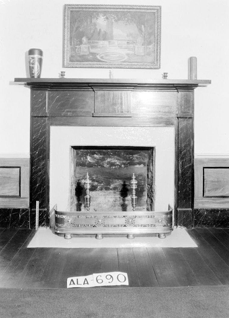 Historic Photo : Will Crenshaw Plantation (House), County Road 54, Greenville, Butler County, AL 7 Photograph