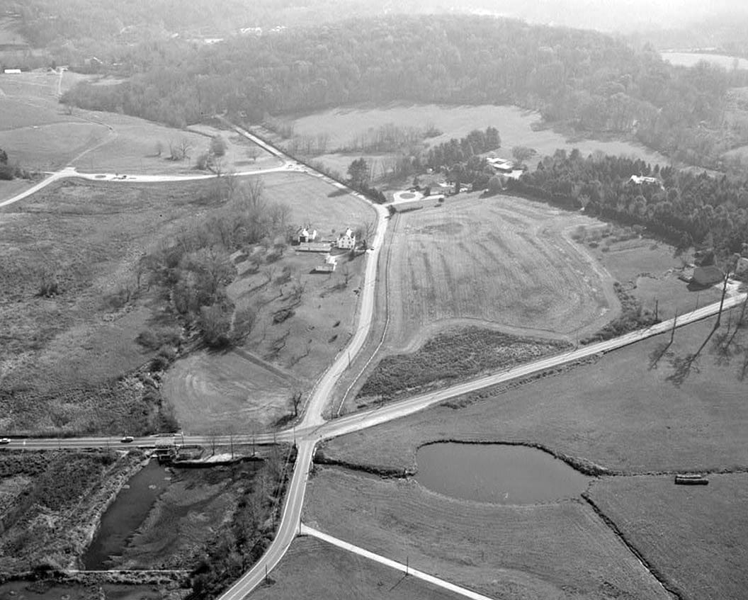Historic Photo : Winterthur Farms, Intersection State Routes 92 & 100, Intersection State Routes 92 & 100, Winterthur, New Castle County, DE 11 Photograph