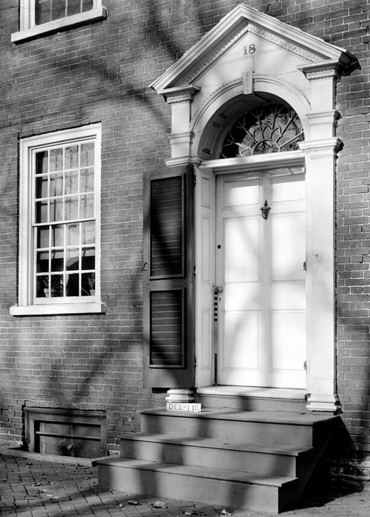 Historic Photo : Gemmill House, 18 East Third Street, New Castle, New Castle County, DE 2 Photograph