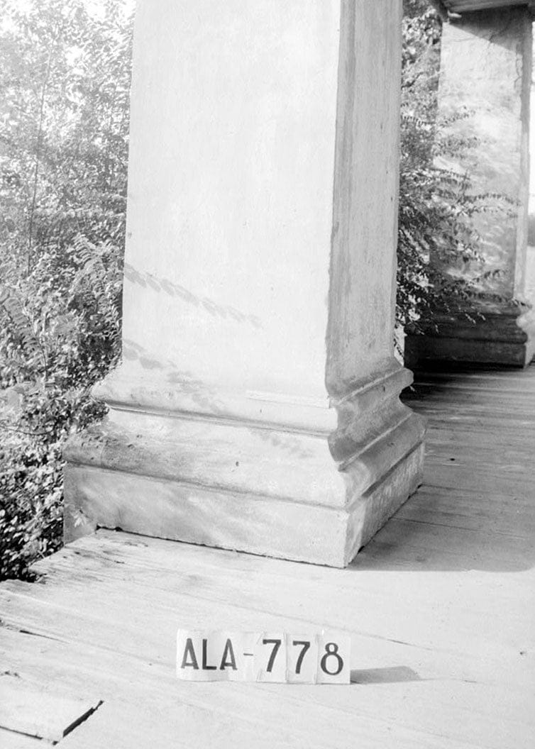 Historic Photo : Jones-Cocke-Crenshaw House, Washington Street (County Road 45), Marion, Perry County, AL 7 Photograph