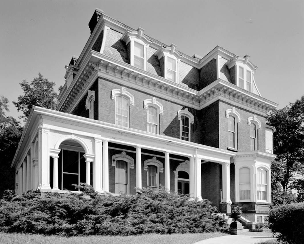 Historic Photo : General Grenville M. Dodge House, 605 South Third Street, Council Bluffs, Pottawattamie County, IA 8 Photograph