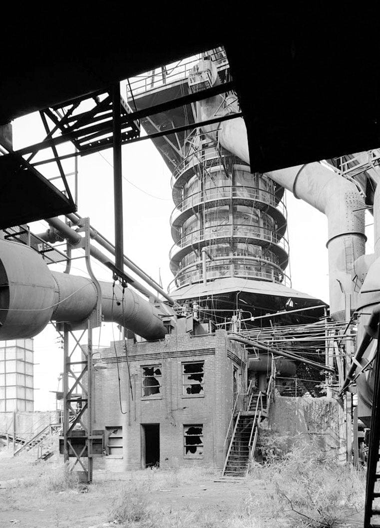Historic Photo : Sloss-Sheffield Steel & Iron, First Avenue North Viaduct at Thirty-second Street, Birmingham, Jefferson County, AL 62 Photograph