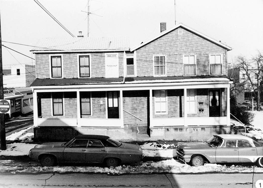 Historic Photo : Alexander Clark Houses, 307-309 Chestnut Street, Muscatine, Muscatine County, IA 1 Photograph