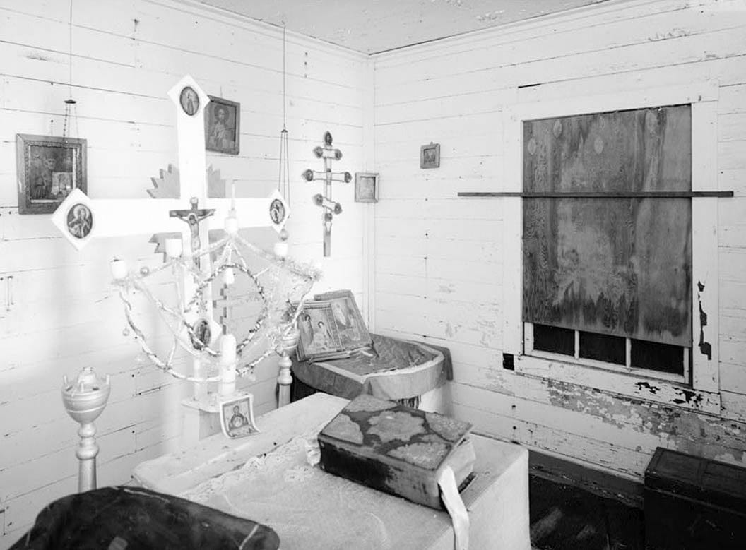Historic Photo : St. Nicholas Russian Orthodox Church, Ekwok, Dillingham Census Area, AK 9 Photograph