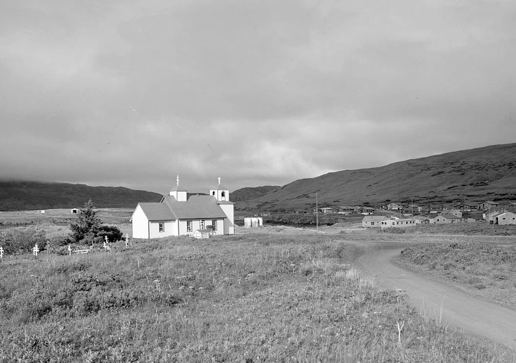 Historic Photo : Protection of the Holy Thestokos Russian Orthodox Church, Kodiak Island, Akhiok, Kodiak Island Borough, AK 3 Photograph