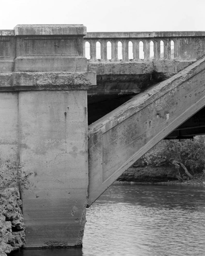 Historic Photo : Taylor Bridge, Spanning Winnebago River, U.S. Route 18, Mason City, Cerro Gordo County, IA 8 Photograph