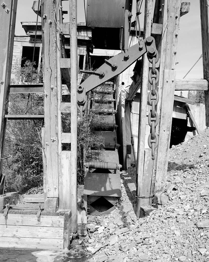 Historic Photo : Jack Wade Dredge, Milepost 86, Taylor Highway, Chicken, Southeast Fairbanks Census Area, AK 20 Photograph