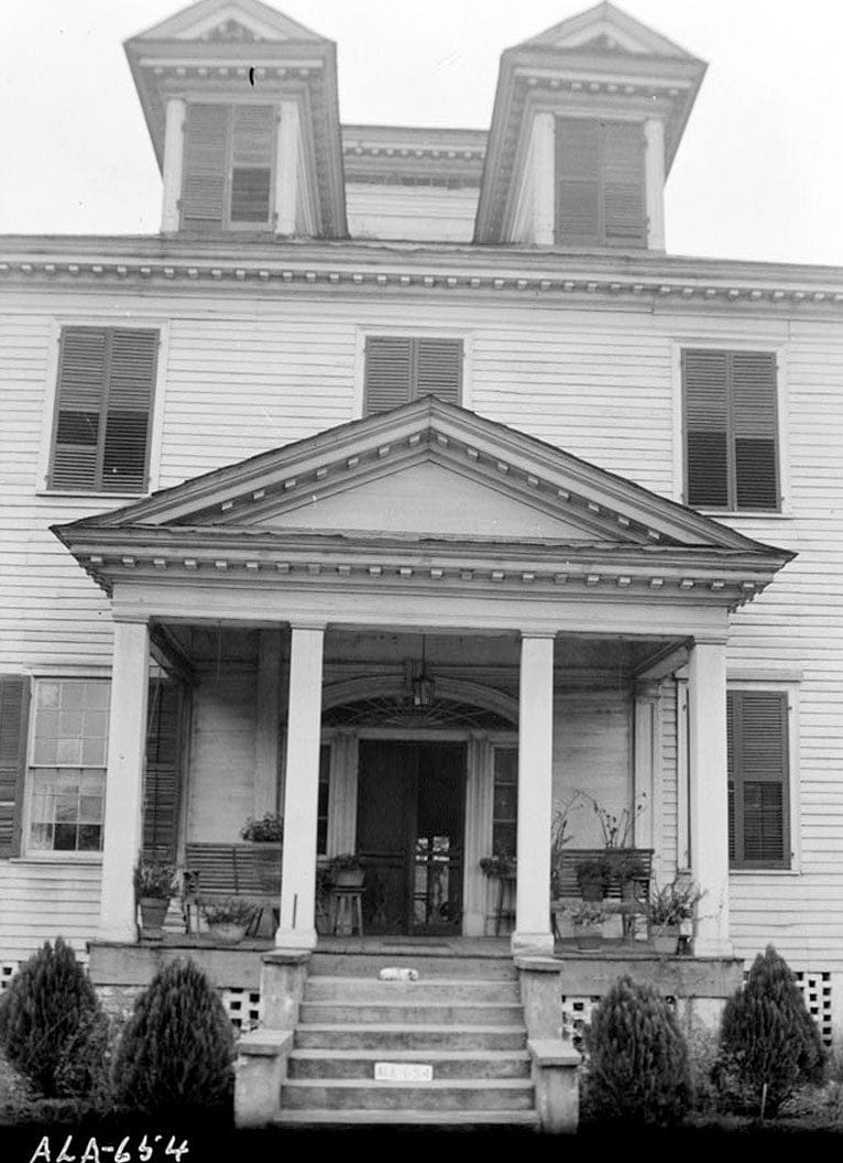 Historic Photo : Pope-Golson House, 815 Shadow Lane (moved from original location), Prattville, Autauga County, AL 6 Photograph