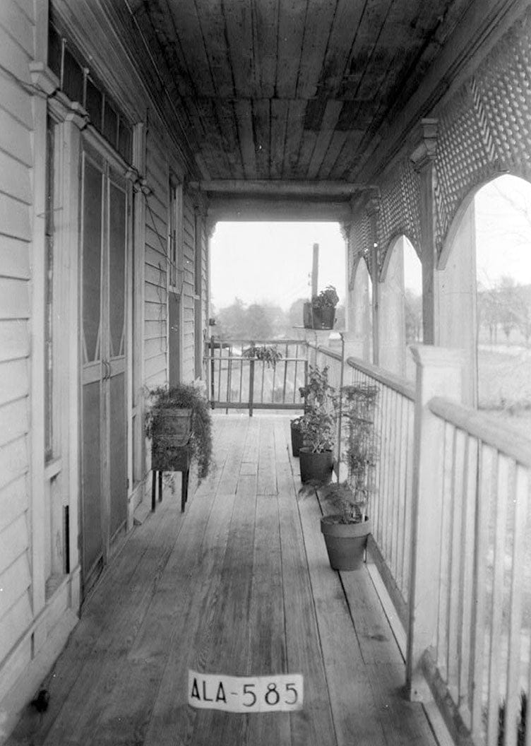 Historic Photo : Rush-Thornton House, U.S. Highway 29, Tuskegee, Macon County, AL 1 Photograph