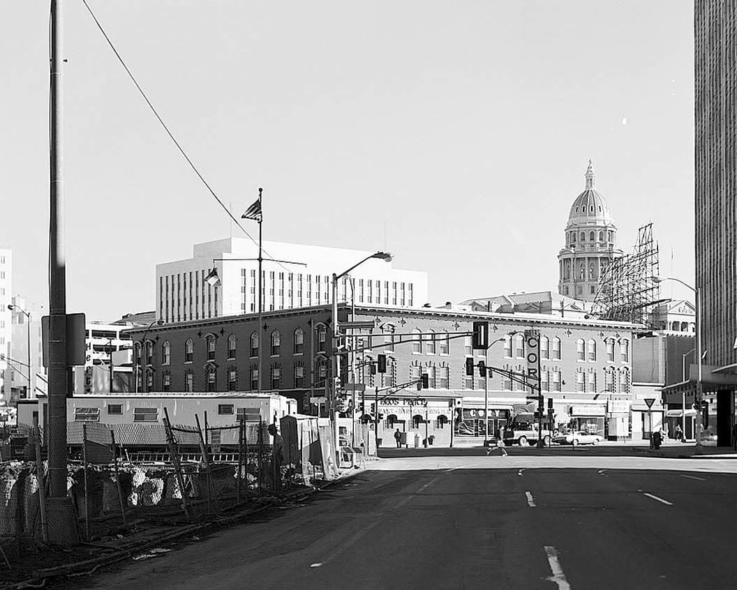 Historic Photo : Plymouth Place, 1560-1572 Broadway, Denver, Denver County, CO 2 Photograph