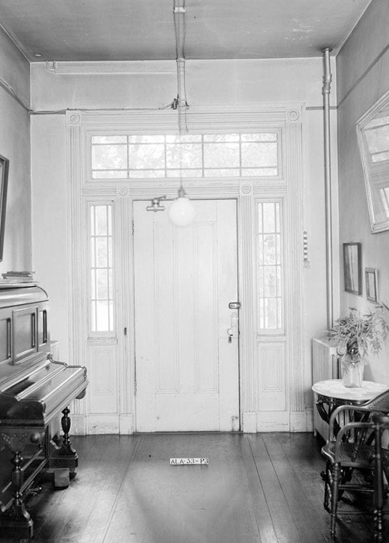 Historic Photo : Audley H. Gazzam House & Servants' Quarters, 1255 Government Street, Mobile, Mobile County, AL 26 Photograph