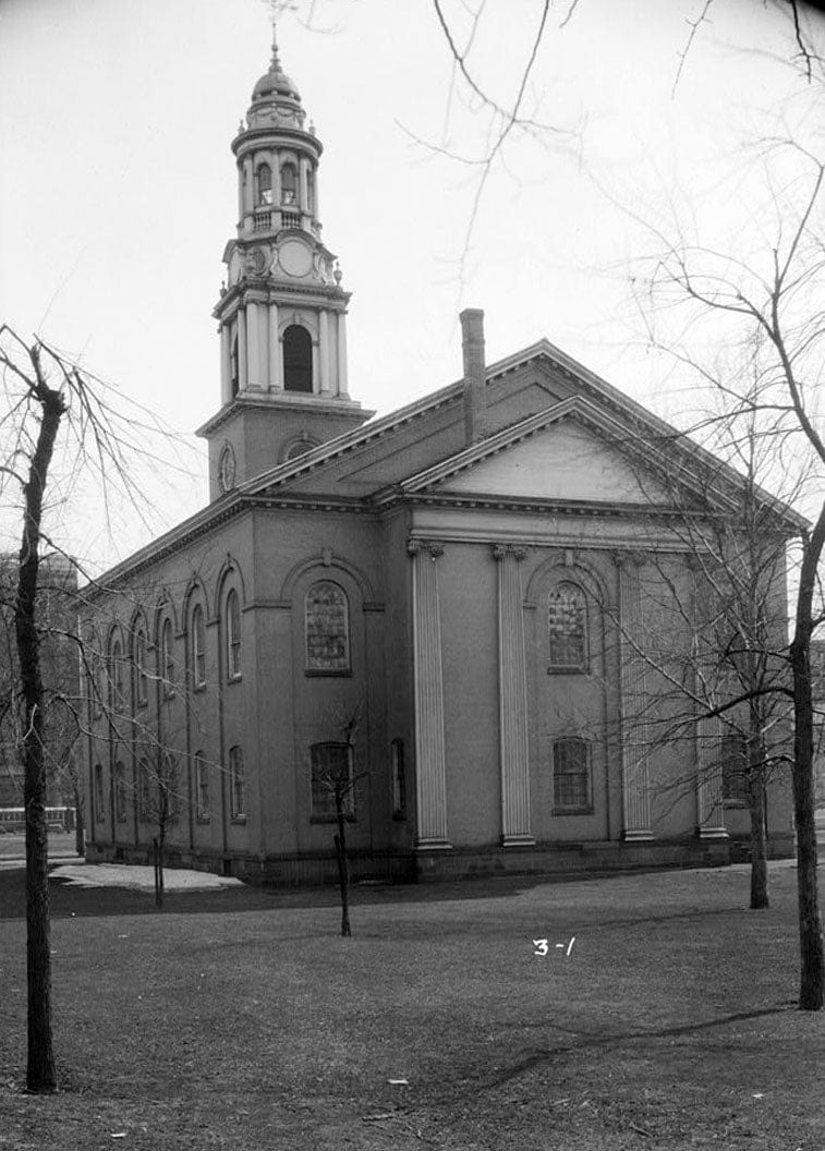 Historic Photo : United Church, Elm & Temple Streets, New Haven, New Haven County, CT 4 Photograph