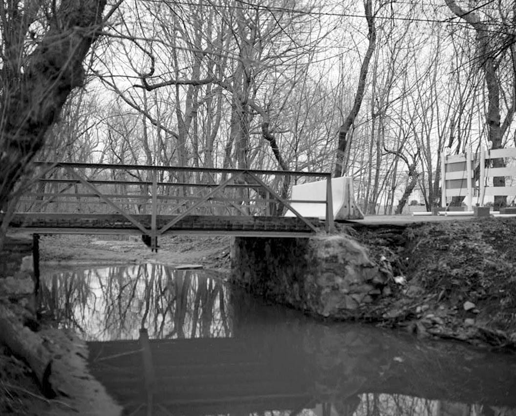 Historic Photo : Delaware Bridge No. 179A, Spanning Mill Creek at Evanson Road (N285), Hockessin, New Castle County, DE 2 Photograph