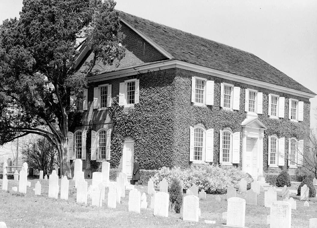 Historic Photo : Old Drawyers Presbyterian Church, Route 13, Odessa, New Castle County, DE 2 Photograph