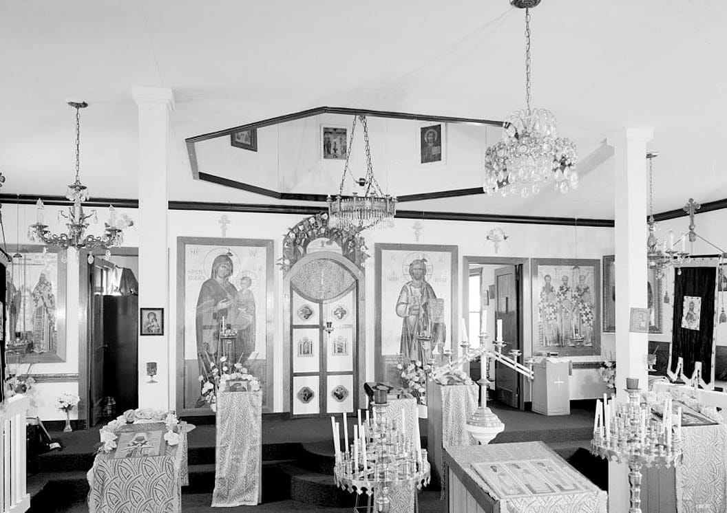 Historic Photo : Three Saints Russian Orthodox Church, Kodiak Island, Old Harbor, Kodiak Island Borough, AK 1 Photograph