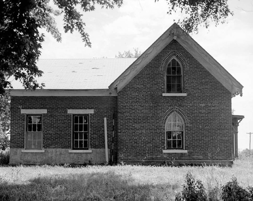 Historic Photo : John Reichard House, State Route 92 vicinity, Knoxville, Marion County, IA 2 Photograph