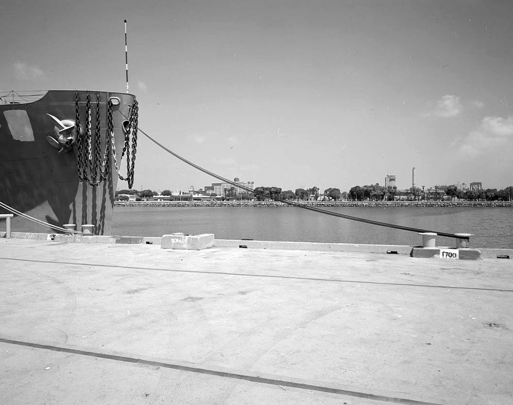 Historic Photo : Roosevelt Base, Bounded by Ocean Boulevard, Pennsylvania Avenue, Richardson Avenue, & Idaho Street, Long Beach, Los Angeles County, CA 1 Photograph