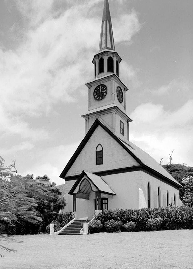 Historic Photo : Kaahumanu Church, South High Street, Wailuku, Maui County, HI 2 Photograph