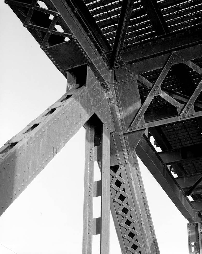 Historic Photo : Keokuk & Hamilton Bridge, Spanning Mississippi River, Keokuk, Lee County, IA 53 Photograph