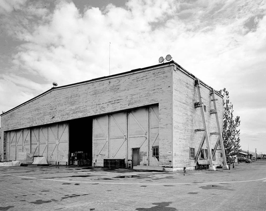 Historic Photo : Ladd Field, Kodiak T-Hangar, Fort Wainwright, Fairbanks, Fairbanks North Star Borough, AK 1 Photograph